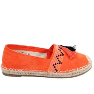 Espadryle boho z frędzlem Birna Orange pomarańczowe Inna marka