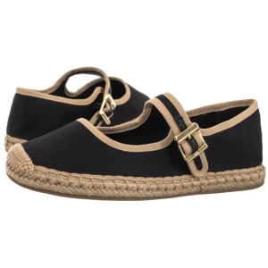 Espadryle Buckle Maryjane Espadrille Black FW0FW09239 BDS (TH1502-b) Tommy Hilfiger