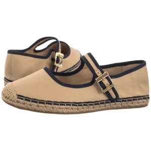 Espadryle Buckle Maryjane Espadrille Space Blue FW0FW09239 DW6 (TH1502-a) Tommy Hilfiger