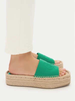 Espadryle Calvin Klein Ebeth HW0HW02894 Zielony
