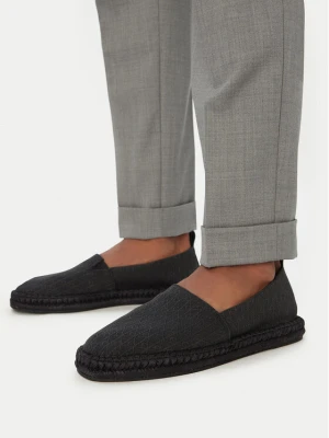 Espadryle Calvin Klein Espadrille Aop Cv HM0HM02231 Czarny