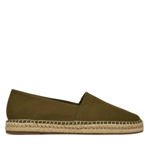 Espadryle Calvin Klein Espadrille Cv Logo HM0HM01808 Khaki