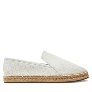 Espadryle Calvin Klein Espadrille Epi Mono HW0HW01917 Biały