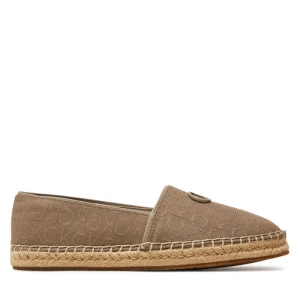 Espadryle Calvin Klein Espadrille Relock Mono Jacq HW0HW01916 Brązowy