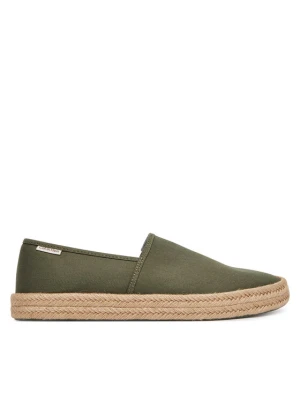 Espadryle Calvin Klein Ess Espadrille Cv HM0HM02076 Zielony