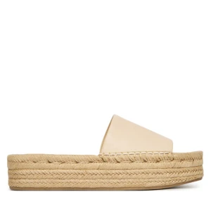 Zdjęcie produktu Espadryle Calvin Klein Flatf Espa Mule Lth Mg HW0HW03027 Beżowy