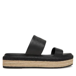 Espadryle Calvin Klein Flatform Wedge Slide - He HW0HW02374 Czarny