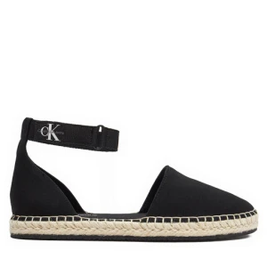 Espadryle Calvin Klein Jeans Ankle Espadrille Btw YW0YW01027 Czarny