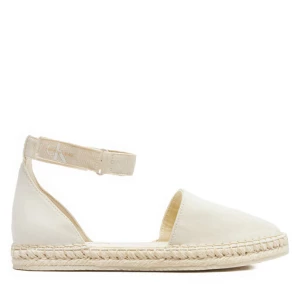 Espadryle Calvin Klein Jeans Ankle Espadrille Btw YW0YW01027 Écru