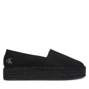 Espadryle Calvin Klein Jeans Flatform Esdparille Mg/Hdw YW0YW01737 Czarny
