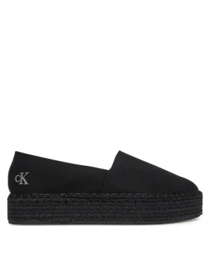 Espadryle Calvin Klein Jeans Flatform Esdparille Mg / Hdw YW0YW01737 Czarny