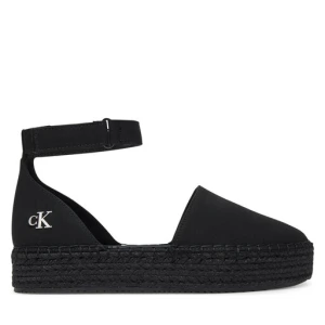 Espadryle Calvin Klein Jeans Flatform Espadrille Sling Mg YW0YW01735 Czarny