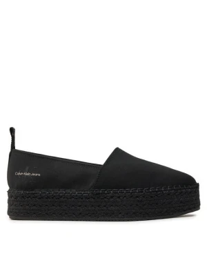 Espadryle Calvin Klein Jeans Platform Espadrille Mix Ml Mtl YW0YW01622 Czarny