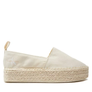 Espadryle Calvin Klein Jeans Platform Espadrille Ml Btw YW0YW01378 Écru