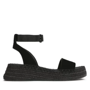 Espadryle Calvin Klein Jeans Sporty Wedge Rope Su Con YW0YW00977 Czarny