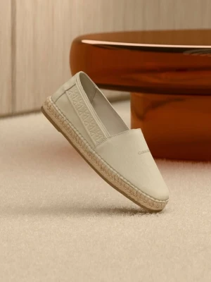 Espadryle Calvin Klein mleczny