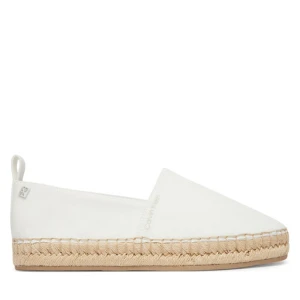 Espadryle Calvin Klein Oblique Espadrille Canvas HW0HW02931 Biały