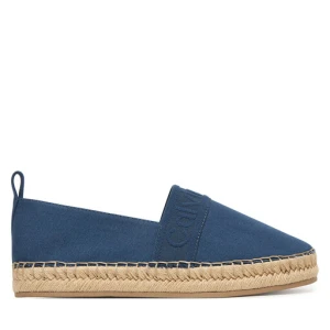 Espadryle Calvin Klein Oblique Espadrille Webbing HW0HW02934 Niebieski