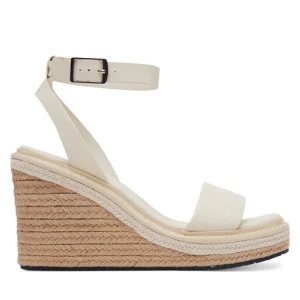 Espadryle Calvin Klein Wedge Sandal 70 - He HW0HW02376 Biały