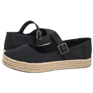 Zdjęcie produktu Espadryle Carolina Mary Jane Black Heavy Canvas 10021878 (TS51-a) Toms