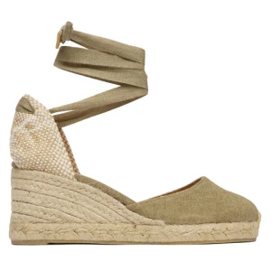 Espadryle Castañer Carina 21644 Zielony