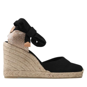 Espadryle Castañer Carina/8/001 020962-100 Czarny