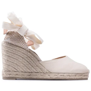 Espadryle Castañer Carina/8/001 020962-203 Beżowy