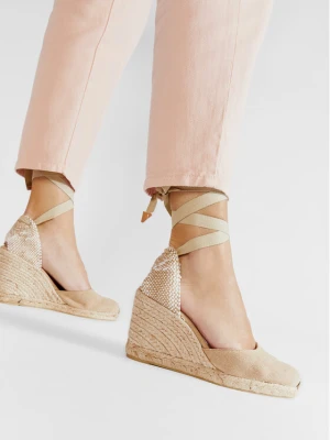 Espadryle Castañer Carina / 8 / 002 021642-2017 Beżowy