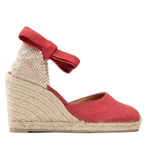 Espadryle Castañer Carina/8/002 021642-604 Czerwony