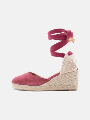 Espadryle Castañer ciemnoczerwony