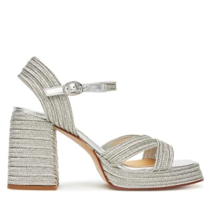 Espadryle Castañer Valle/142 023116 Srebrny