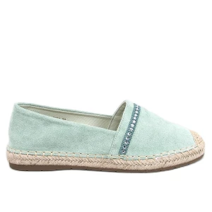 Espadryle damskie Etance Green zielone Inna marka