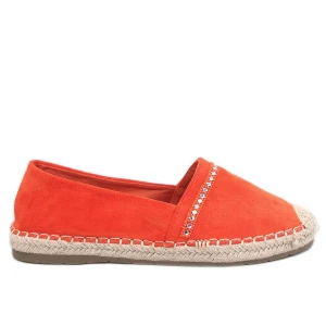 Espadryle damskie Etance Orange pomarańczowe Inna marka