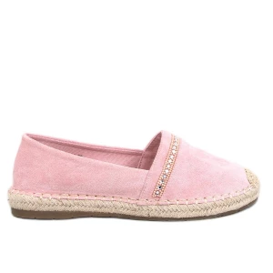 Espadryle damskie Etance Pink różowe Inna marka