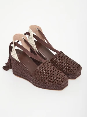 Espadryle damskie na koturnie Accordo WEEKEND MAX MARA