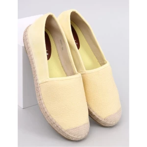 Espadryle damskie płócienne Haydon Yellow - Inello żółte