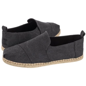 Espadryle Deconstructed Alpargata Rope Black Washed Canvas 10011621 (TS22-a) Toms