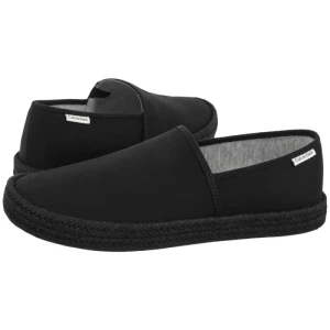 Espadryle Ess Espadrille Cv Triple Black HM0HM02076 0GJ (CK734-b) Calvin Klein