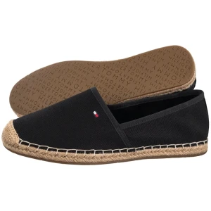 Espadryle Flag Canvas Espadrille Black FW0FW08541 BDS (TH1264-b) Tommy Hilfiger