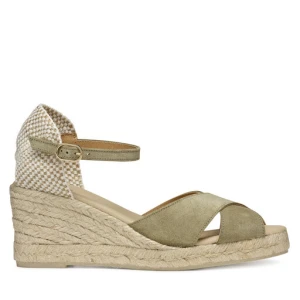 Espadryle Geox D Gelsa Low D45NGA 00022 C3704 Khaki