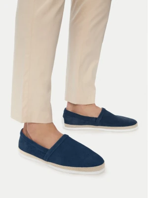 Espadryle GINO ROSSI EO-TOMO-01 126AM Granatowy