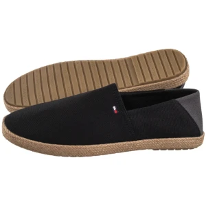 Espadryle Hilfiger Espadrille Core Textile Black FM0FM05353 BDS (TH1260-c) Tommy Hilfiger