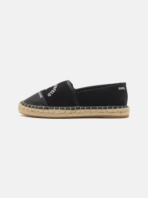 Espadryle KARL LAGERFELD czarny