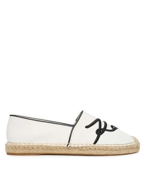 Espadryle KARL LAGERFELD Kamini KL80123R Biały