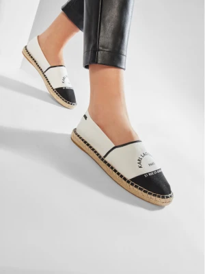 Espadryle KARL LAGERFELD KL80108 Biały