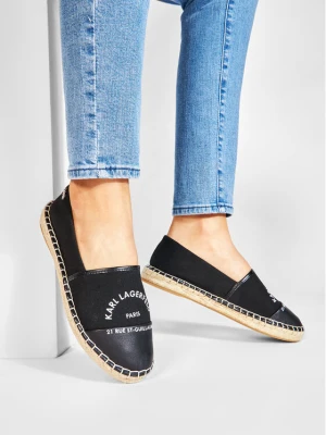 Espadryle KARL LAGERFELD KL80108 Czarny