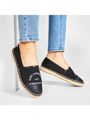 Espadryle KARL LAGERFELD KL80108 Czarny