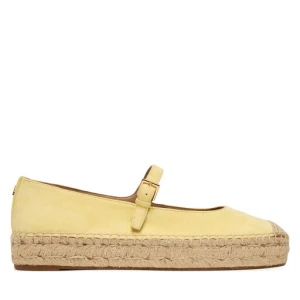 Espadryle LAUREN RALPH LAUREN 802P06401005 Żółty