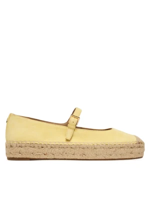Espadryle LAUREN RALPH LAUREN 802P06401005 Żółty