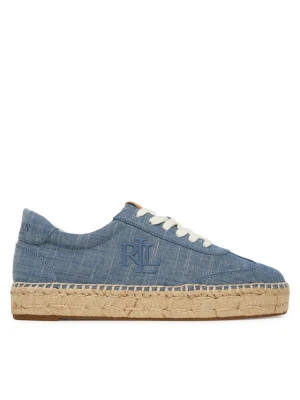 Espadryle LAUREN RALPH LAUREN 802P10497001 Niebieski